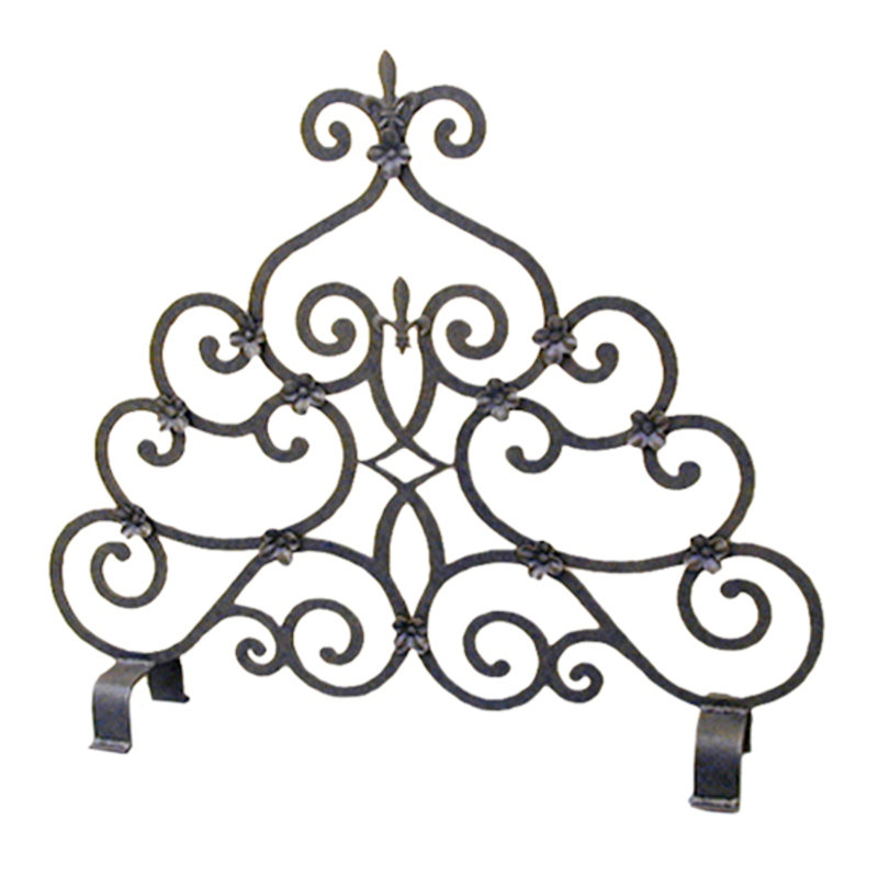 1 Panel Steel Fireplace Screen