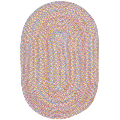 Tapis rose tressé à la main Berklee