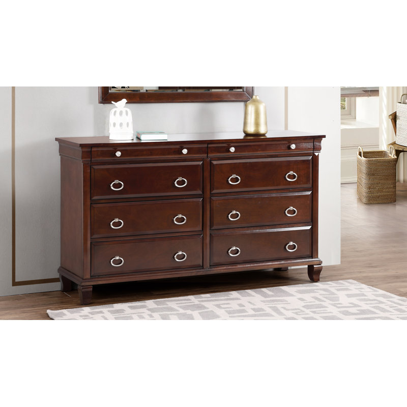 Charly 65'' W 8 - Drawer Dresser, Cappuccino