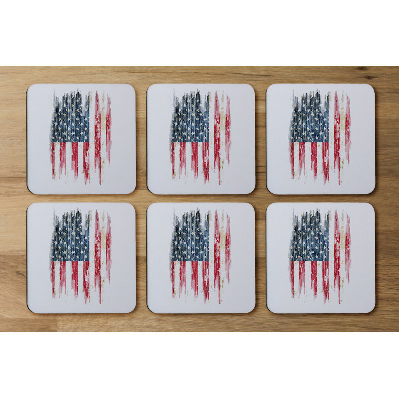 Square 6 Piece Coaster Set