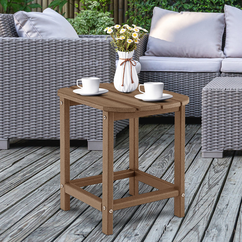 Ameyah End Table, Brown