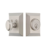 Grandeur Fifth Avenue Square Single Cylinder Deadbolt