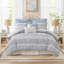 Ensemble d'édredon 7 pièces grand jacquard-131599311
