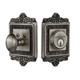Nostalgic Warehouse Egg & Dart Plate Single Cylinder Deadbolt