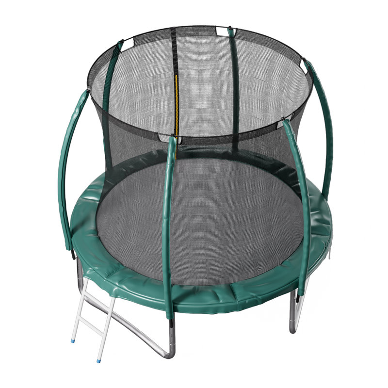 Freeport Park 244cm Round with Safety Enclosure Kid / Toddler Trampoline