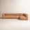 Piazza Corner Sectional Sofa in Saddle Tan