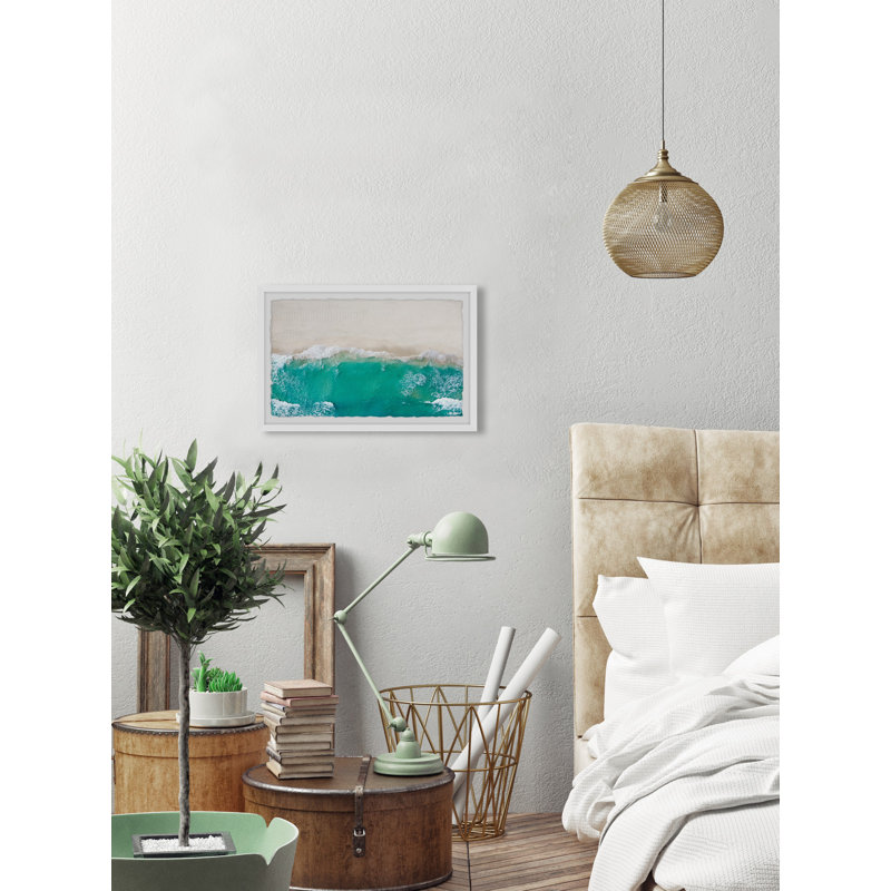 Gather Footprints - Single Picture Frame Print, 20cm H x 30cm W x 3.81cm D
