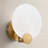 7.87" Modern Alabaster Wall Sconce