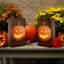 Sacs en papier Jack O 'Lantern Luminaria - 24 unités