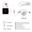 5" Ultra Slim Tunable CCT Remodel LED Canless Recessed Lighting Kit