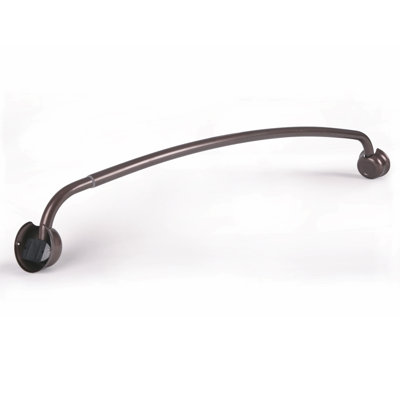 72" Adjustable Curved Fixed Shower Curtain Rod