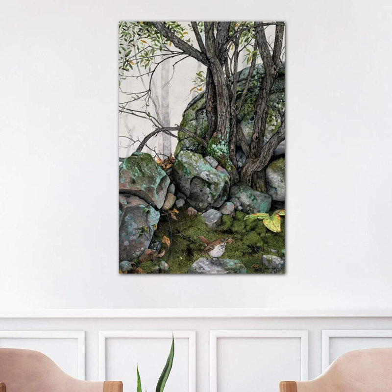 Crannies by Maggie Vandewalle - Wrapped Canvas Painting, 101.6 cm H x 66.04 cm W x 3.175 cm D