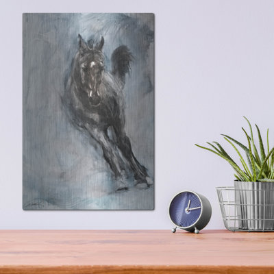 Union rustique «Horse Frolick» par Robert Campbell, art mural en métal