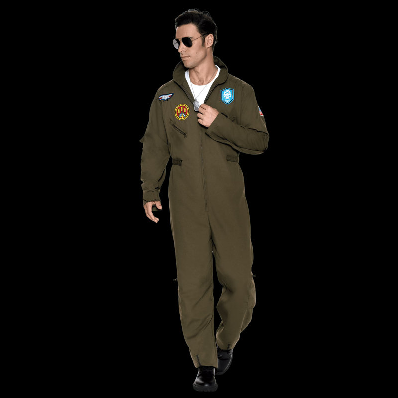 Combinaison de pilote pour homme avec pilote, Accessoire pour homme L, L