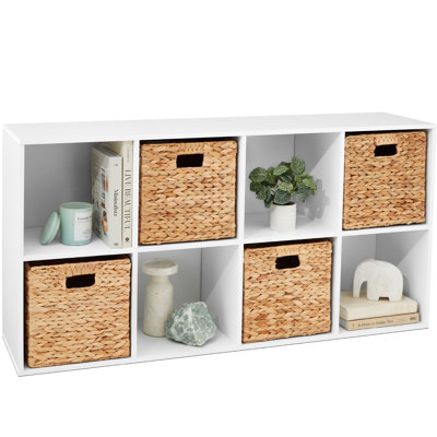 Bibliothèque, système de rangement présentoir 11 po, organisateur avec panneaux arrière amovibles