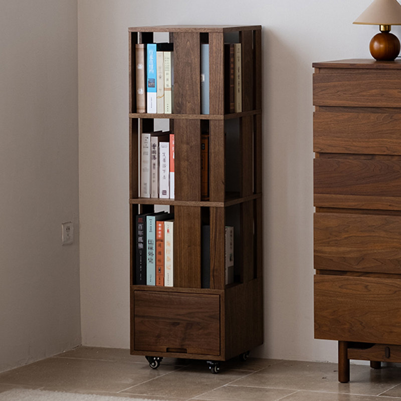 Bibliothèque de rangement de style rétro
