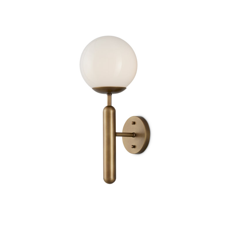 Barbican 1 - Light Wallchiere, Antique Brass