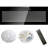 50 Inch Wall Mounted Fireplace, Tempered Glass, Multi Flame & Effects, 1400W Heat Output, 11 Temp Choices, Easy To Install Thin Electric Fireplace Inch, Remote Controlled, Abundant Selections,-143378794