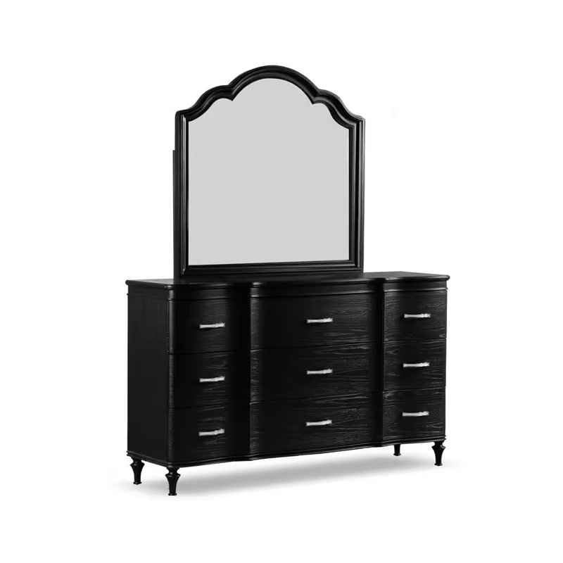 Commode Melodi Parc Glam, noir, Noir