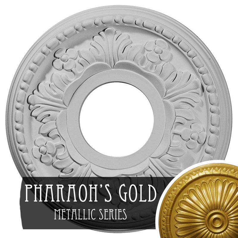 Plafonnier Endurathane Helene, Or du Pharaon