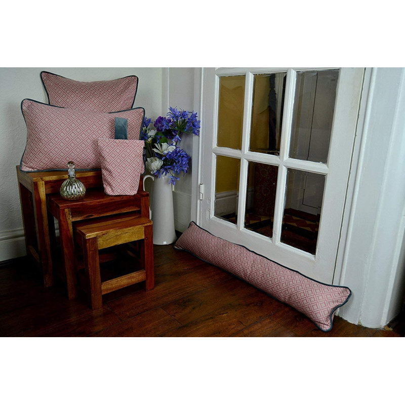 Sameer Fabric Draught Excluder, Pink