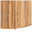 Table de bout moderne en rotin laminé miel moderne l 15,7 po x P 15,7 po x H 16,9 po