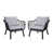 Gray Cushion/Black Frame selected