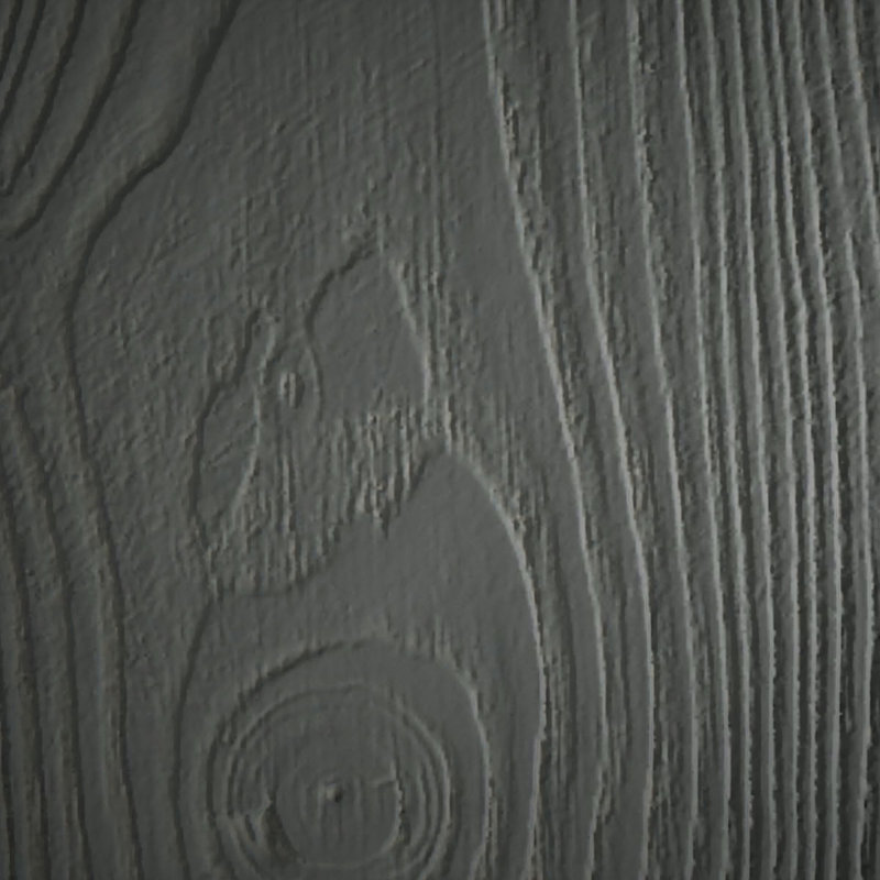 Poutre de plafond à 3 côtés en faux bois Endurathane sablé (poutre en U), H 6 po x l 4 po, Ardoise, 24 pi L