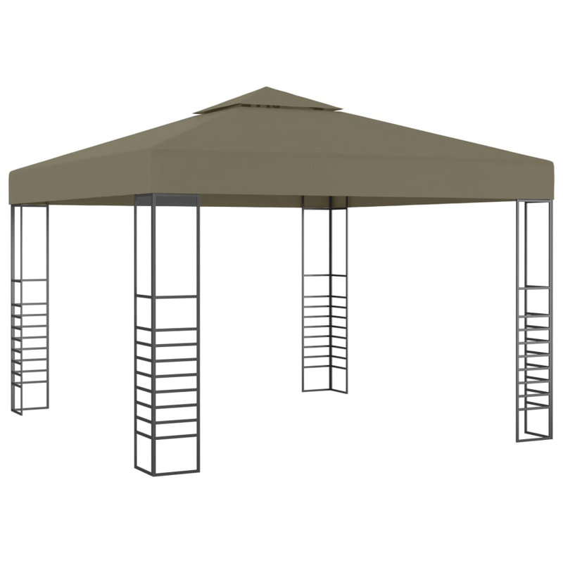 Abri de jardin d'extérieur taupe Garden Gazebo, Gris