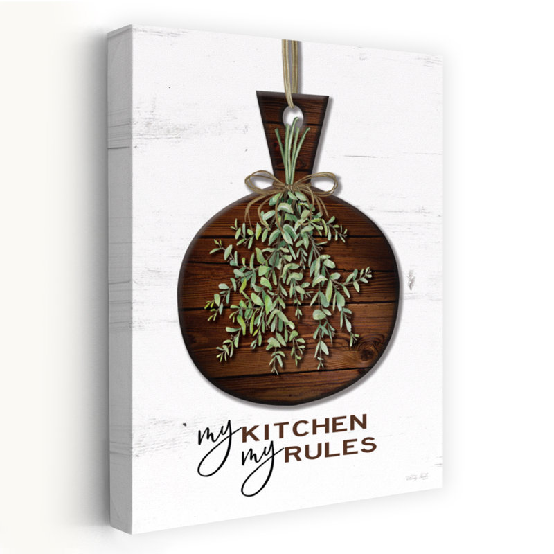 «My Kitchen My Rules Art», H 24 po x l 16 po