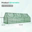 2.7x0.9x0.9m Mini Greenhouse with 3 Zipper Doors-128783380