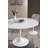 Katty Modern White MDF Dining Table Round-98845248