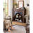 French solid wood storage fireplace decorative cabinet-1668457724