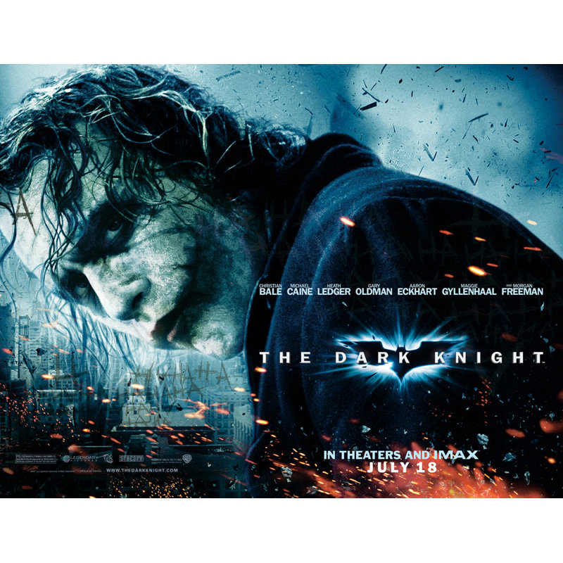 Batman The Dark Night, H 19 po x l 24 po