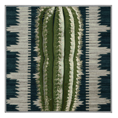 Washable Cholla Cactus Southwestern Area Rug