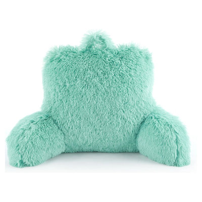 Coussin de dossier en fausse fourrure ultra doux pour cheveux longs
