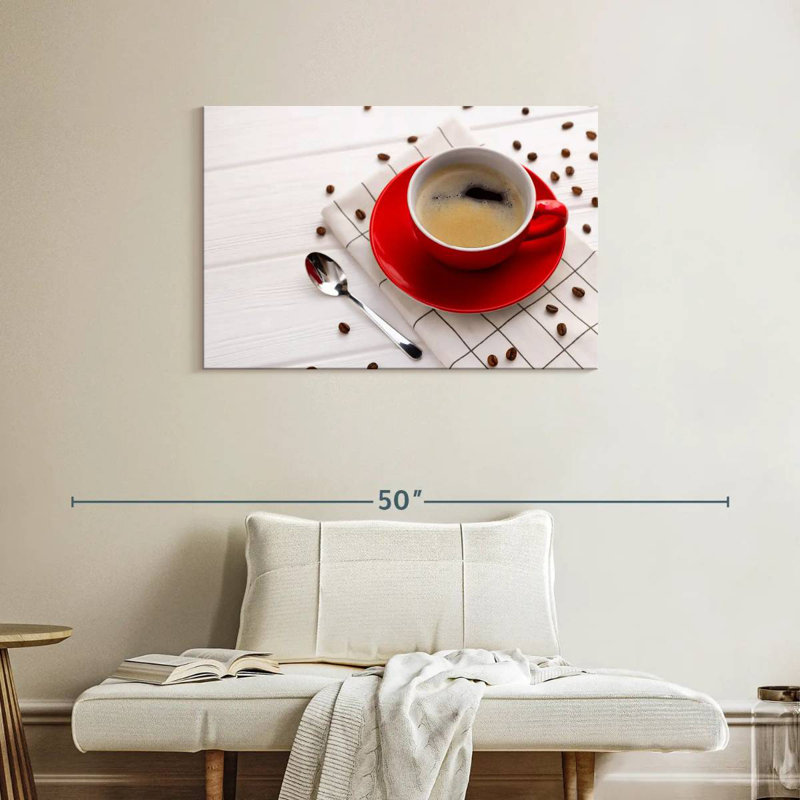 Tasse à café Yarlin et grains rôtis, H 24 po x l 36 po