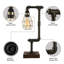 Elioenai Solid Wood Desk Lamp
