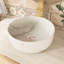 Meuble-lavabo mural simple 35,8 po avec comptoir en marbre