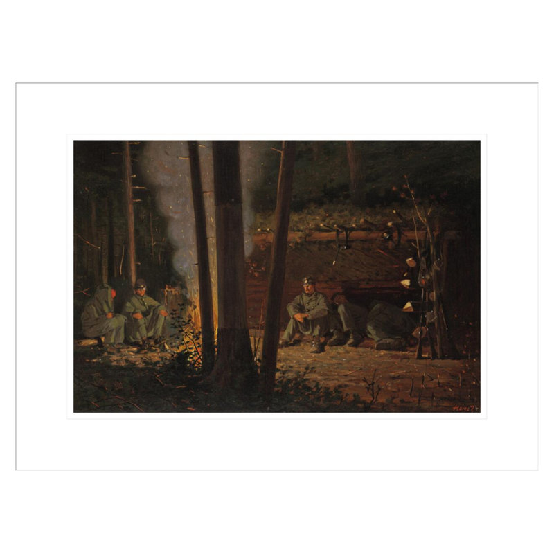 «In Front of Yorktown» par Winslow Homer, impression giclée encadrée, H 16,47 po x l 21,75 po