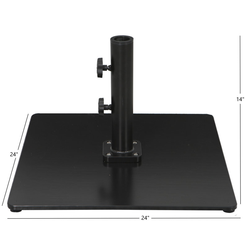 Base de parasol autoportante Phat Tommy, Noir