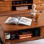 Table basse en bois massif au design japonais-106685506