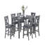 Table de salle à manger 6X Chaises 7Pcs