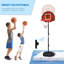 Support de basketball de 3 à 5 pi avec jeu de fléchettes, fléchettes et panneau de 15 po