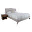 Upholstered Bed With 2 Nightstands-434451460