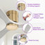 Ventilateur de plafond 3 pales Nicola-1312092814
