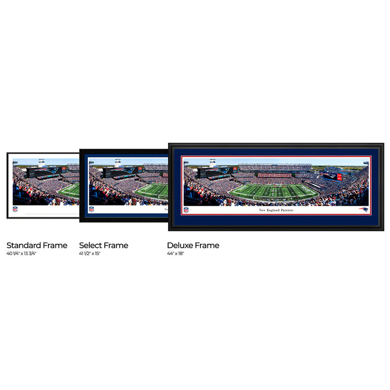 New England Patriots, impression panoramique sur papier
