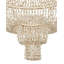 Cybele 2 - Light Shell/Capiz/Wrought Iron LED Chandelier