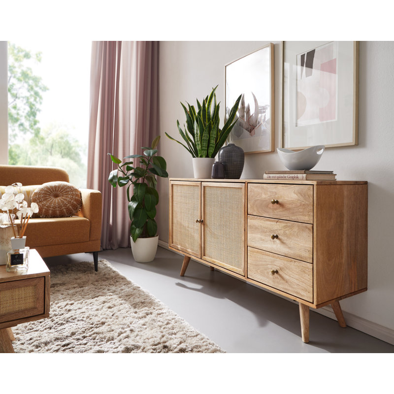 Sighwaldi 140cm Solid Wood Sideboard