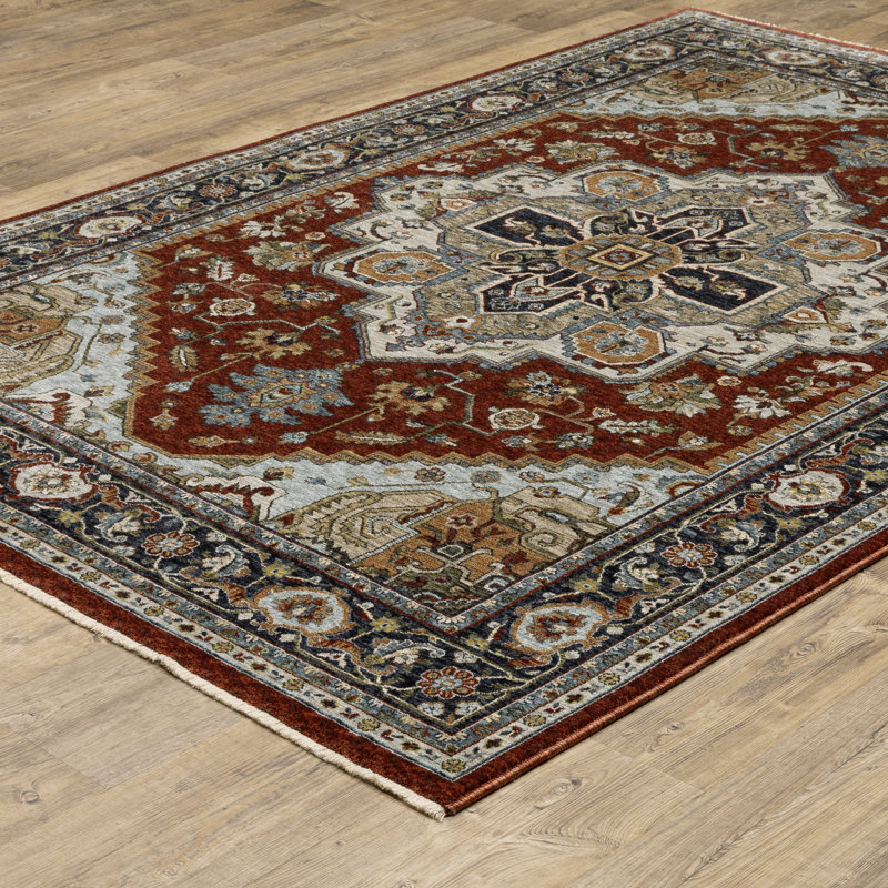 Hovis Oriental Indoor Rug, Rectangle 2' x 3'